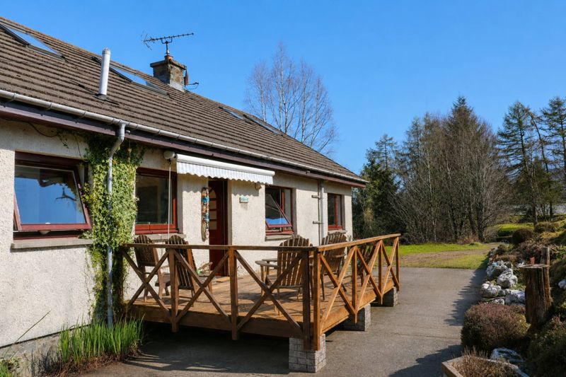 The front of the house, with its step-free decking and ramp